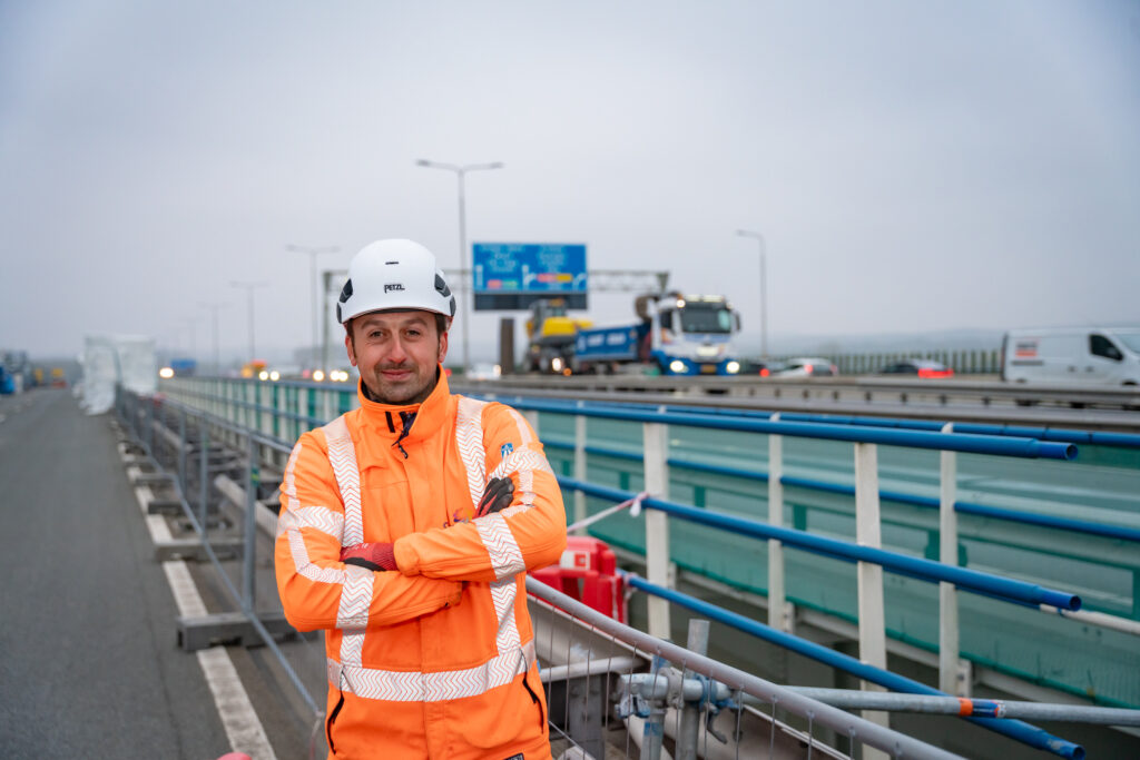 Reportagefotografie voor Rijkswaterstaat langs de A12 bij Duiven en Arnhem