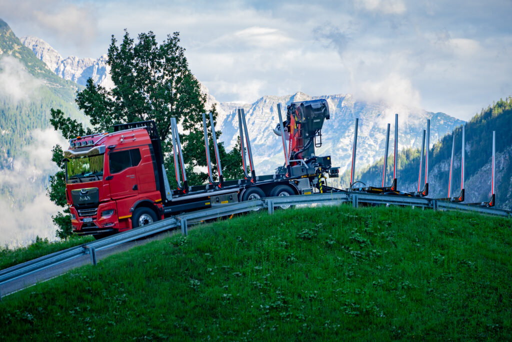MAN Holztruck in Austria