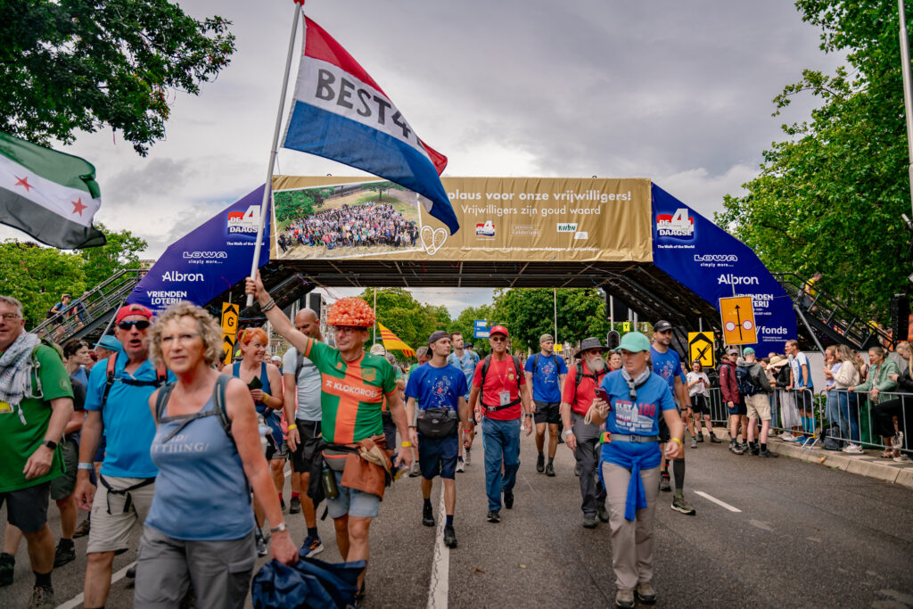 Logisitiek achter de Nijmeegse 4daagse